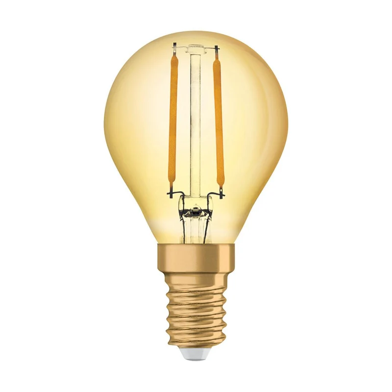 Lampe LED OSRAM VINTAGE 1906® LED CLASSIC P 2,5 W 824 Gold E14, 220 lm, 2400 K, lumière chaude et confortable