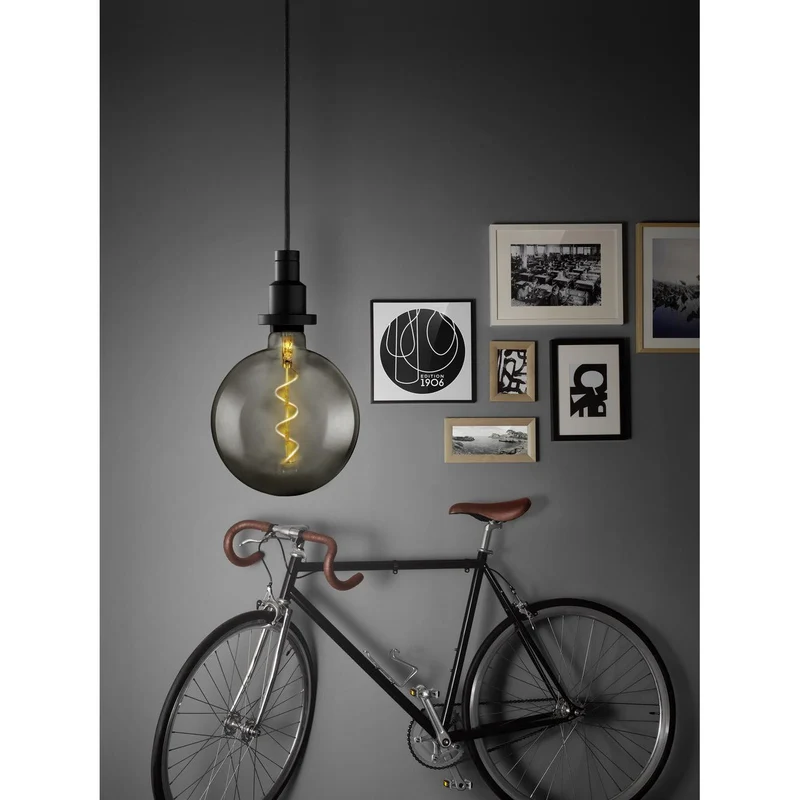 Lampe LED OSRAM VINTAGE 1906® LED CLASSIC GLOBE 4W 818 Fumée E27, 140 lm, 1800 K, Lumière Chaude et Confortable