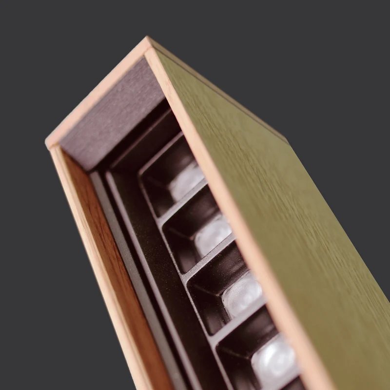 Tunto Square - 320 mm - Walnut Ceiling Light