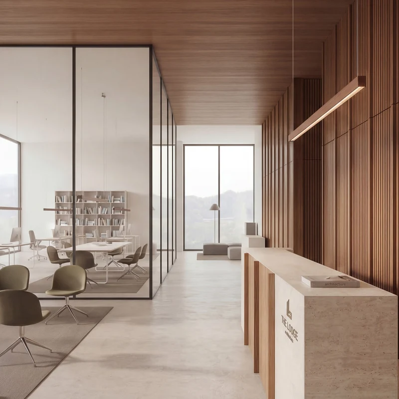 Tunto Square - 1440 mm - Walnut Pendant