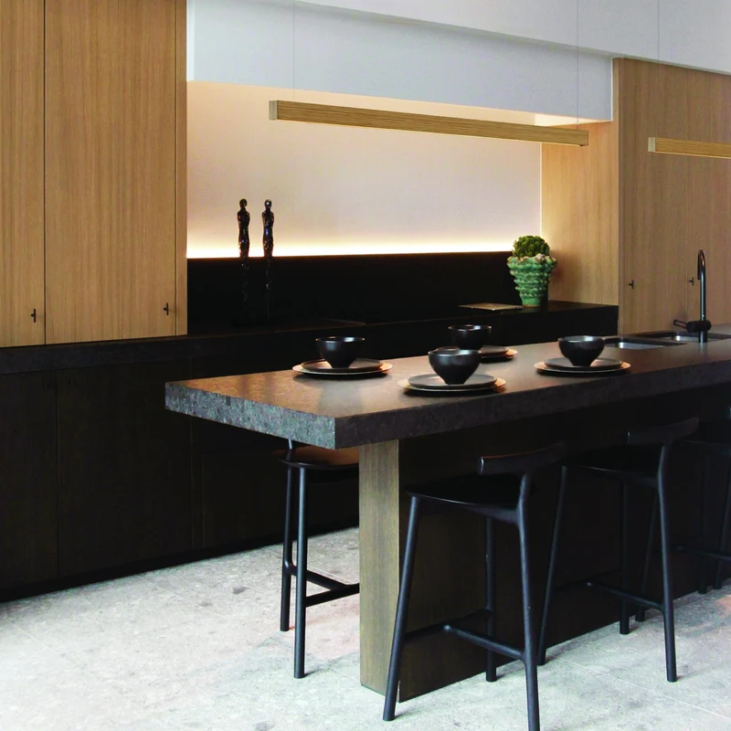 Tunto Square - 1720 mm - Oak Pendant