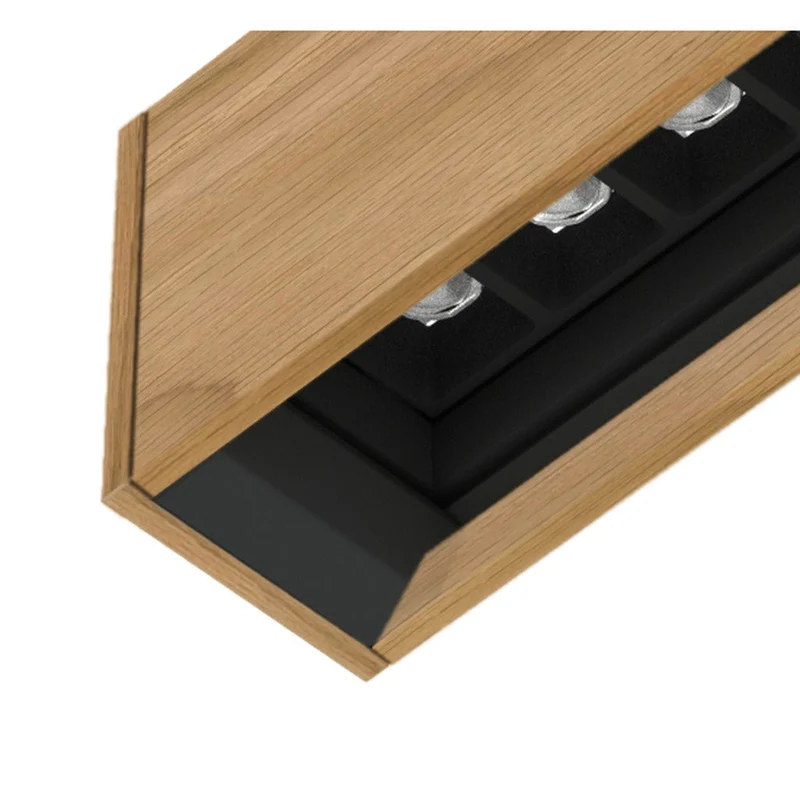 Tunto Square - 880 mm - Oak Pendant