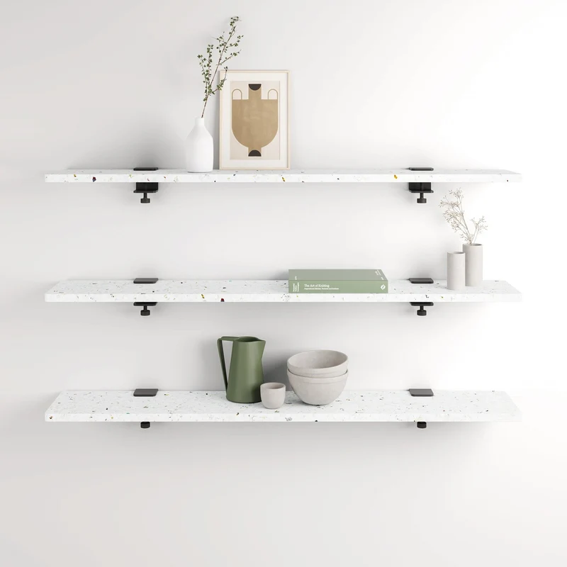 Tiptoe Bracket Wall Shelf Set of 3
