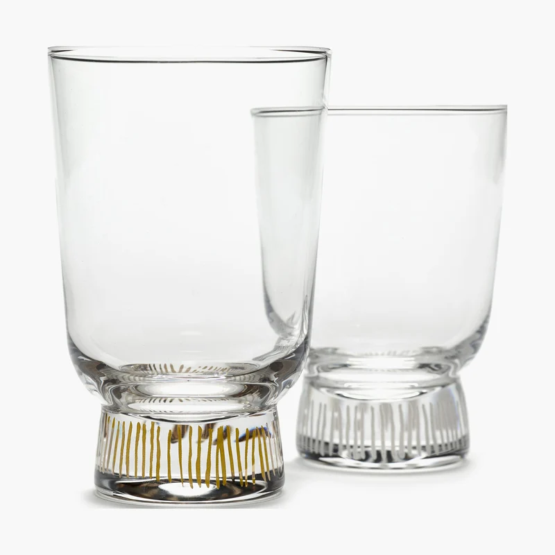 Serax Feast Glass Gold Stripes 33 cl