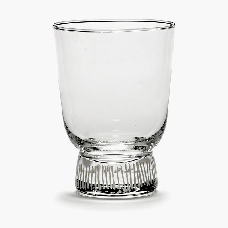 Serax Feast Glass Sandblasted Stripes 25 cl