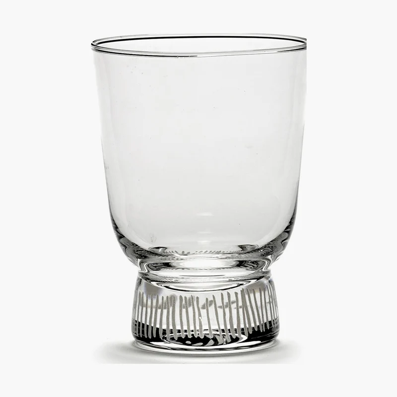 Serax Feast Glass Sandblasted Stripes 25 cl