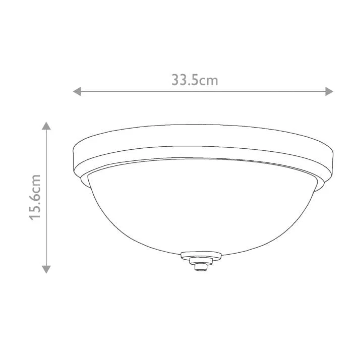 Plafonnier Salle de Bain Chrome