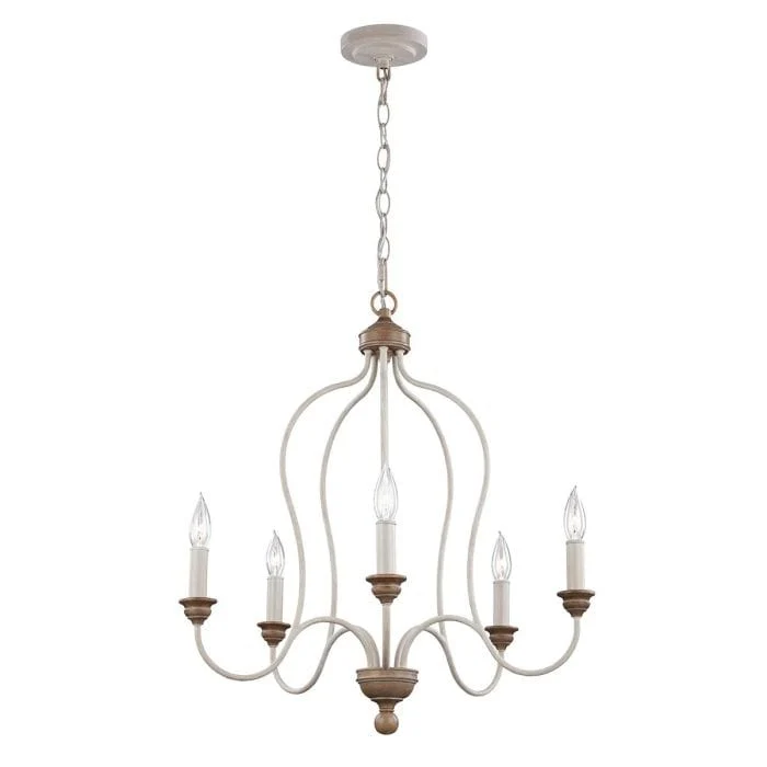 Lustre Salon Blanc Antique