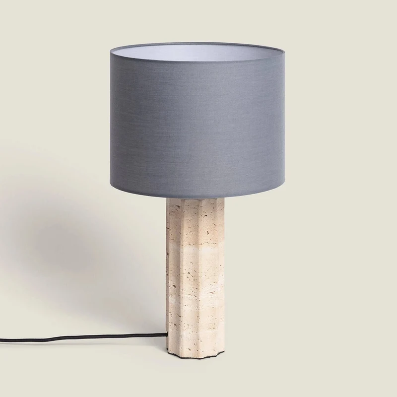 Lampe Beton Travertin