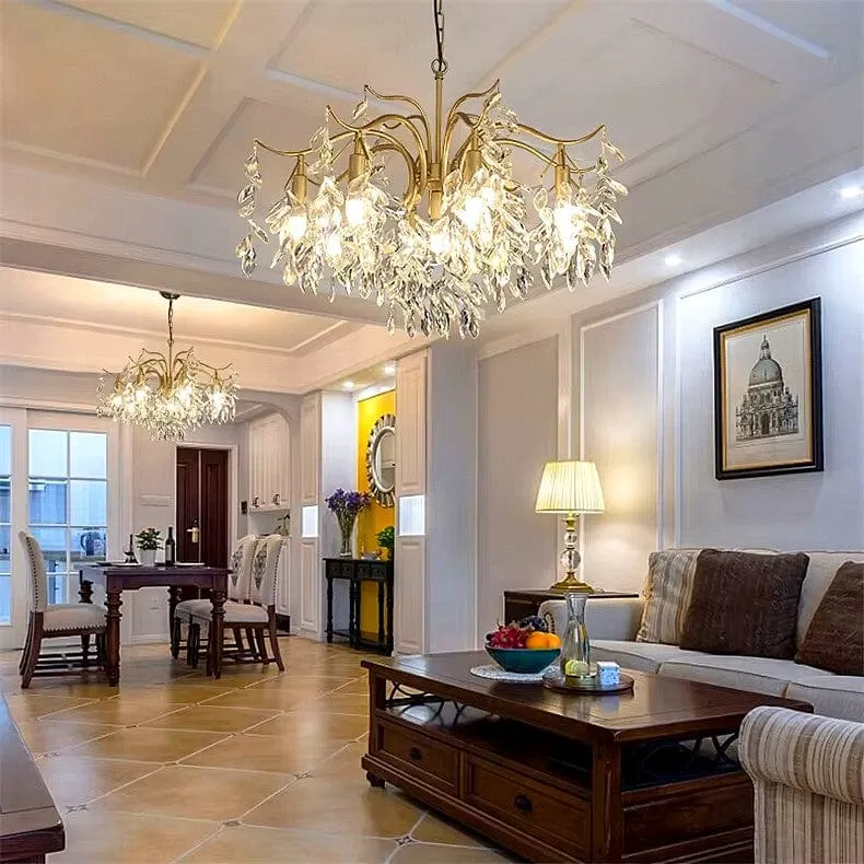 Lustre Or Cristal Salon