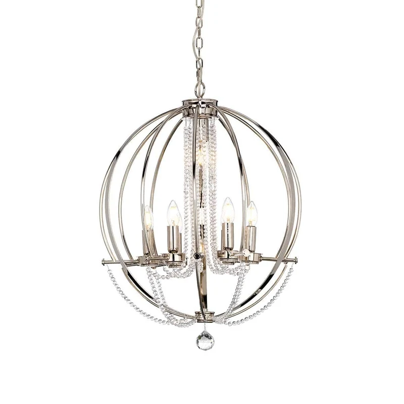 Lustre Boule Argent