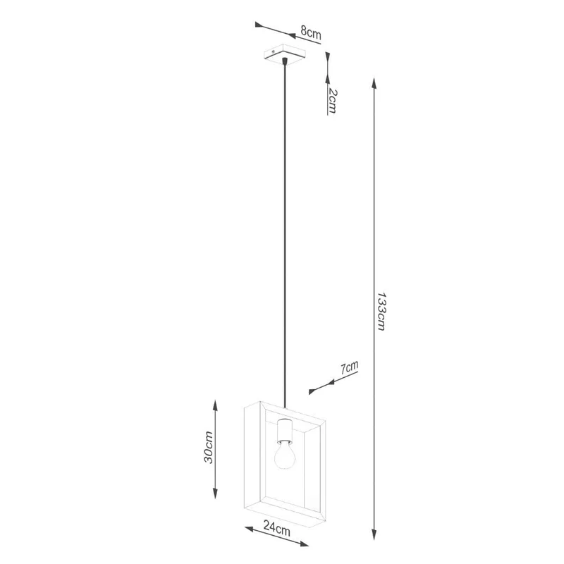 Suspension Design Salon Bois Naturel