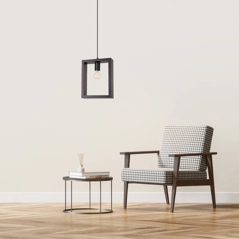 Suspension Design Salon Bois Naturel