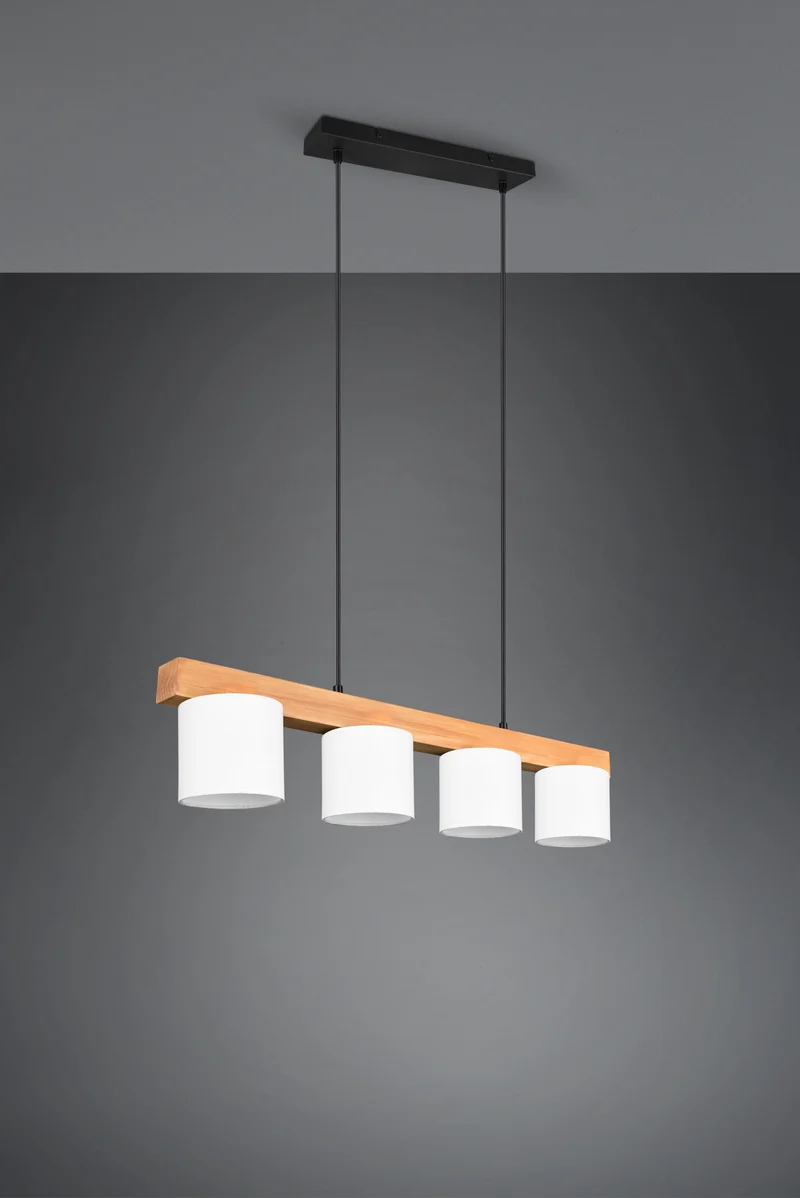 Suspension Luminaire Bois Noir