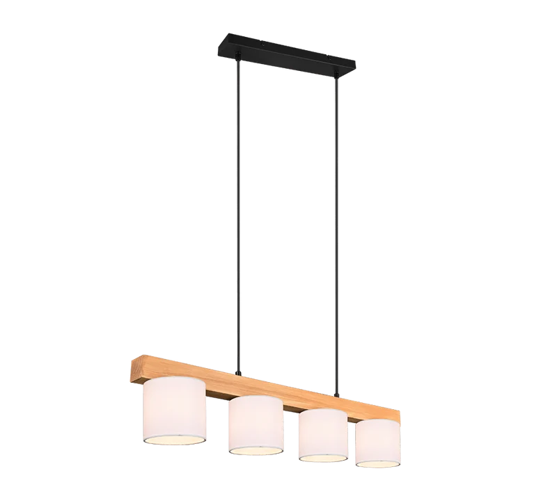 Suspension Luminaire Bois Noir