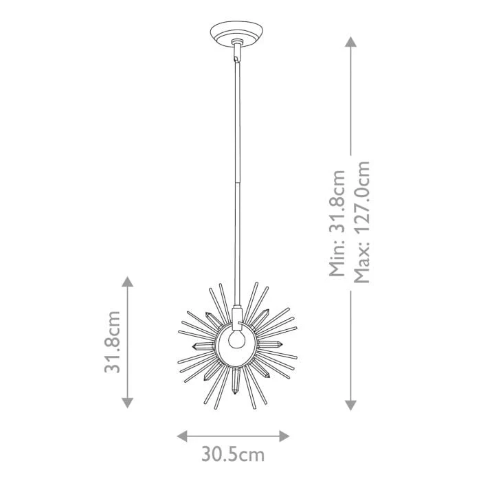 Suspension Soleil Bohème