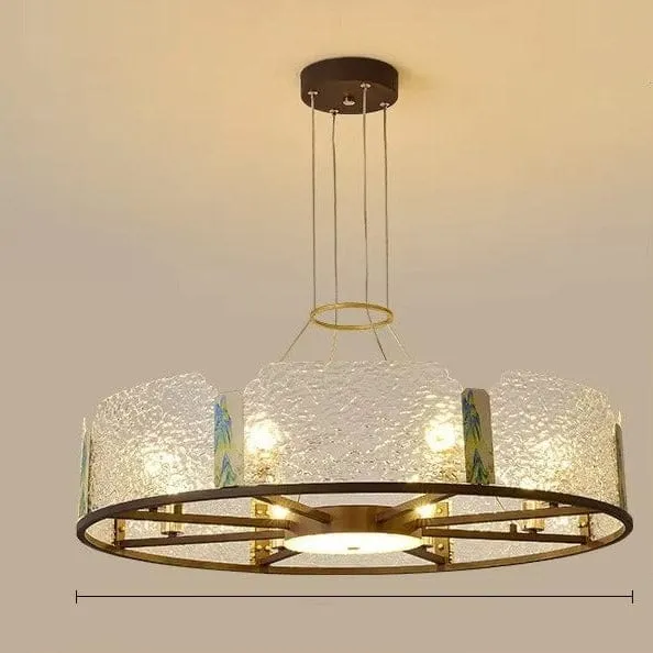Lustre LED en Verre