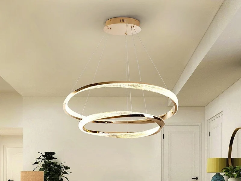 Lustre LED Or