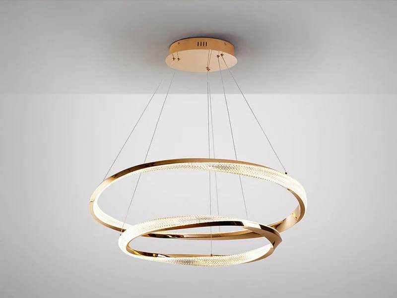 Lustre LED Or
