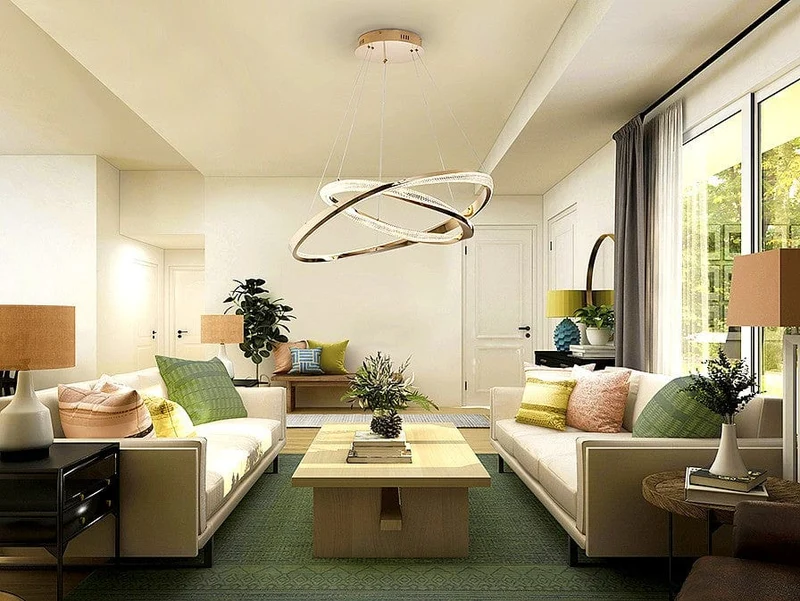Lustre LED Or