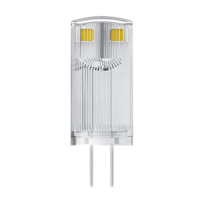 Lampe LED OSRAM à culot à broches PIN 12 V 0,9 W 827 Clear G4, lot de 2, 100 lm, 2700 K, blanc chaud