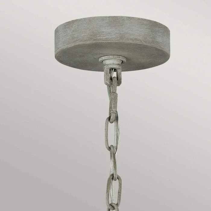 Lustre Chandelier Vintage Blanc