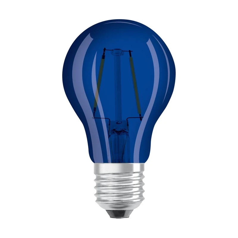 Lampe LED OSRAM LED STAR DÉCOR CLASSIC A 2,5W 190 Bleu E27, 10 lm, 9000 K, Bleu