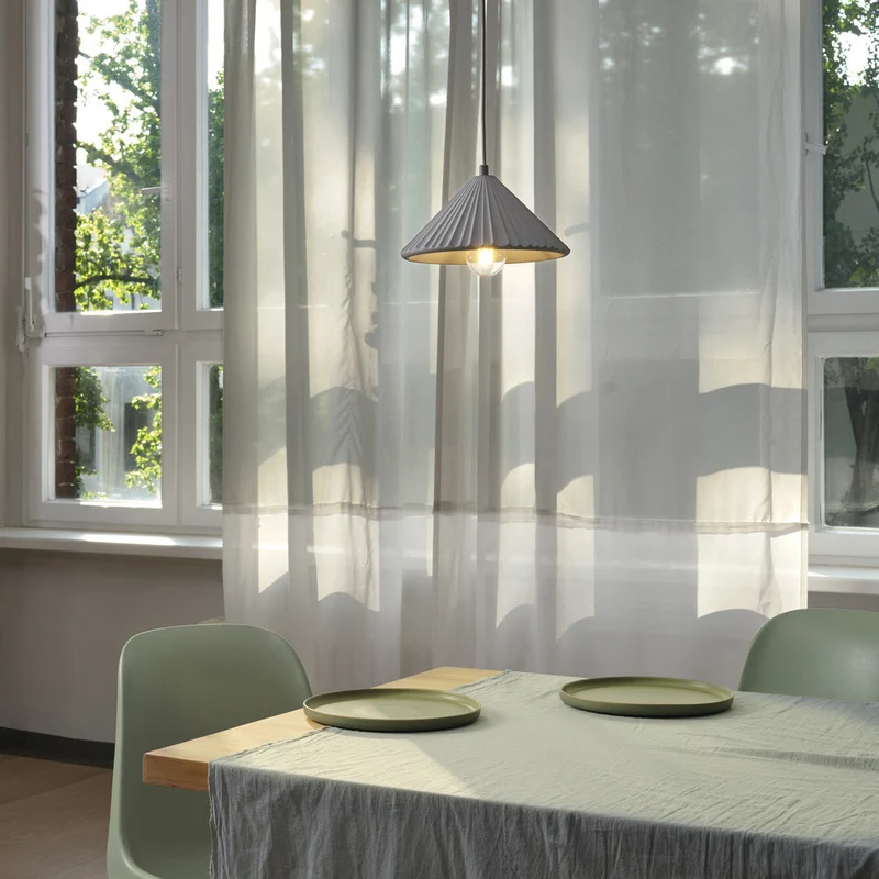 LEDVANCE DECOR Concrete Pyramid suspension en béton, E27, 250 mm