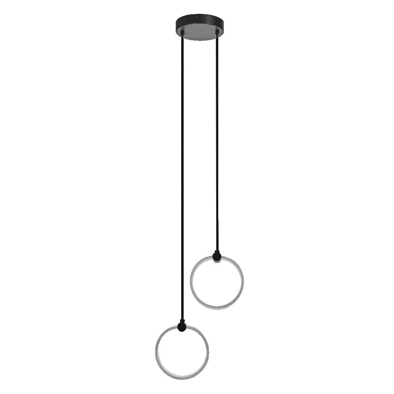 LEDVANCE DECOR Suspension Circulaire, 2 Suspensions, 14W, Click CCT Noir