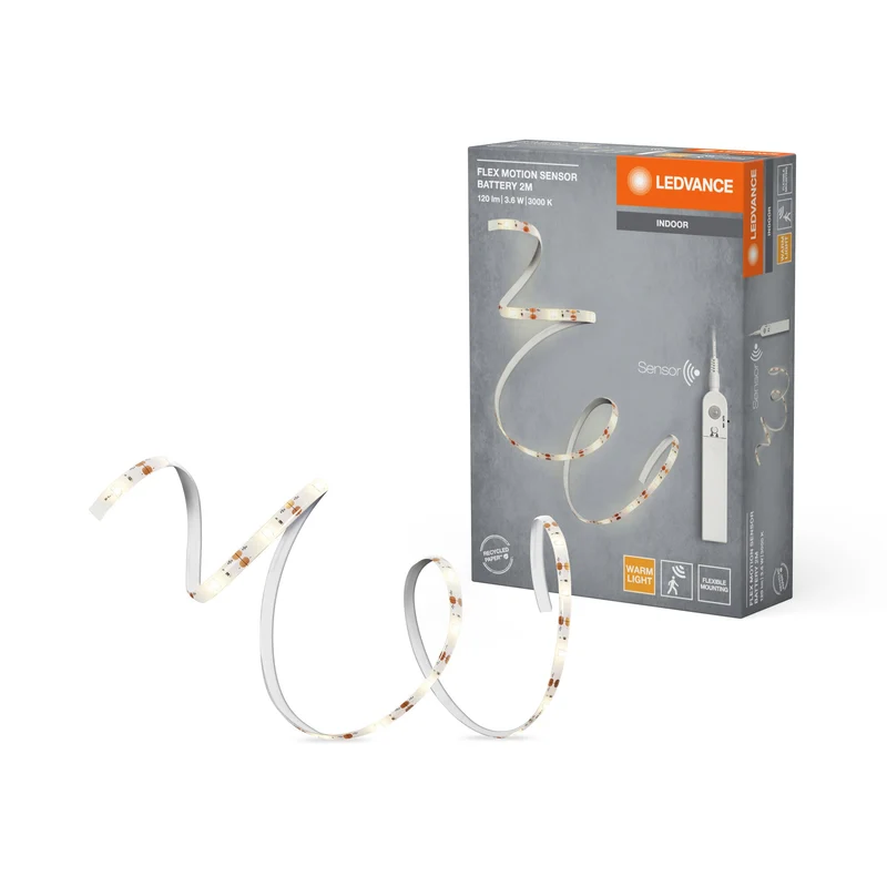 LEDVANCE BANDES À PILES AVEC DÉTECTEUR DE MOUVEMENT bandes LED alimentées par piles avec capteur, 2m