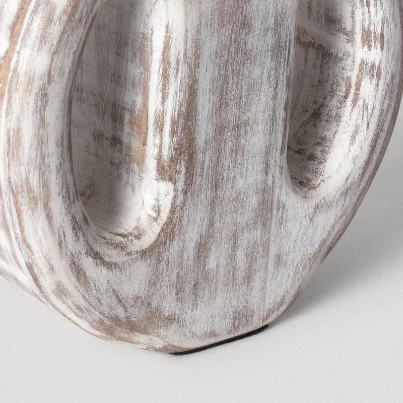 Lampe bois blanc naturel