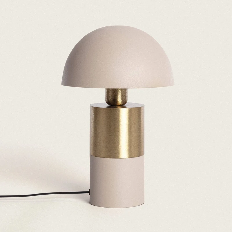 Lampe Champignon Beige