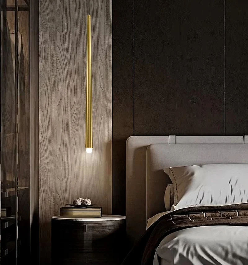 Lampe LED Goutte Noir Chambre