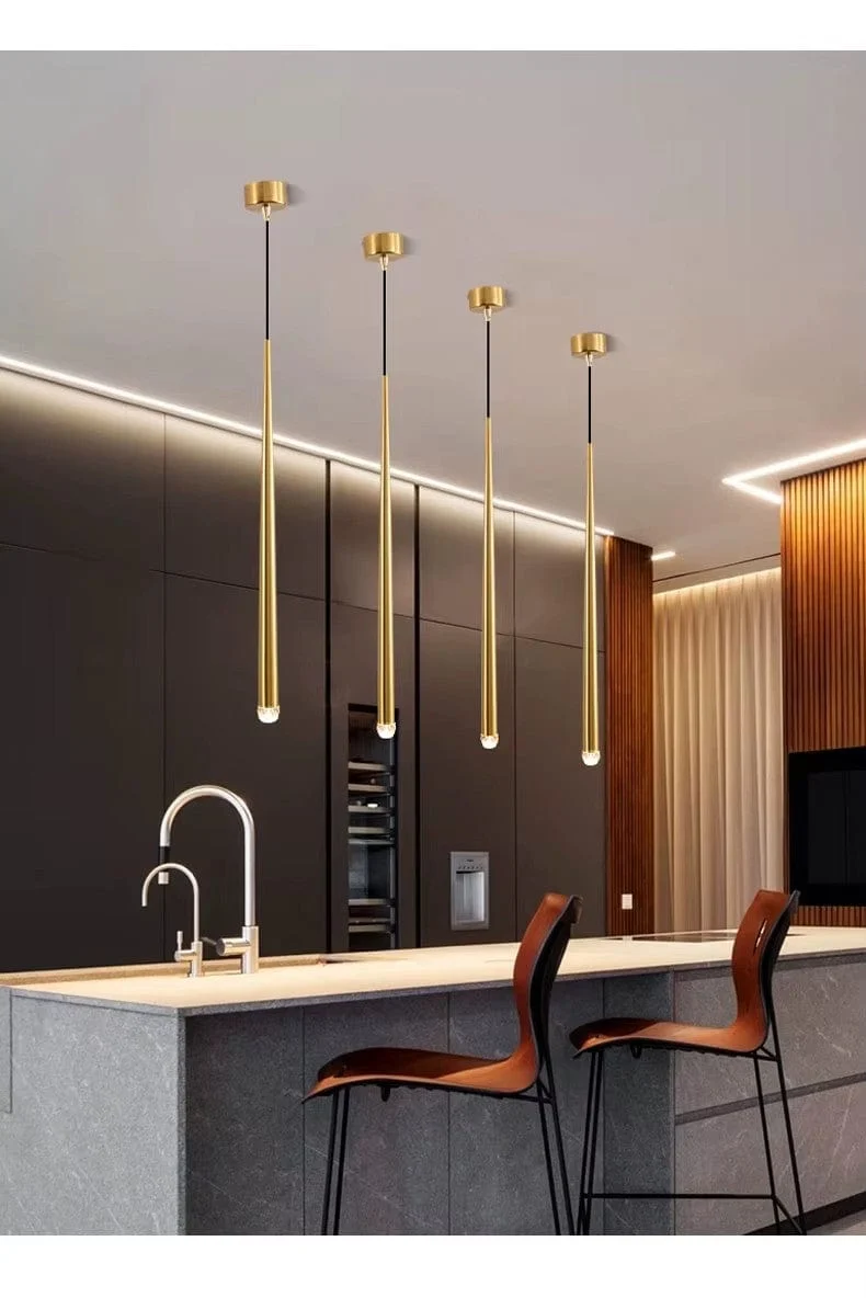 Lampe LED Goutte Noir Chambre