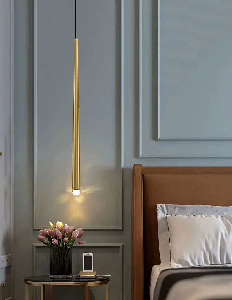 Lampe LED Goutte Noir Chambre