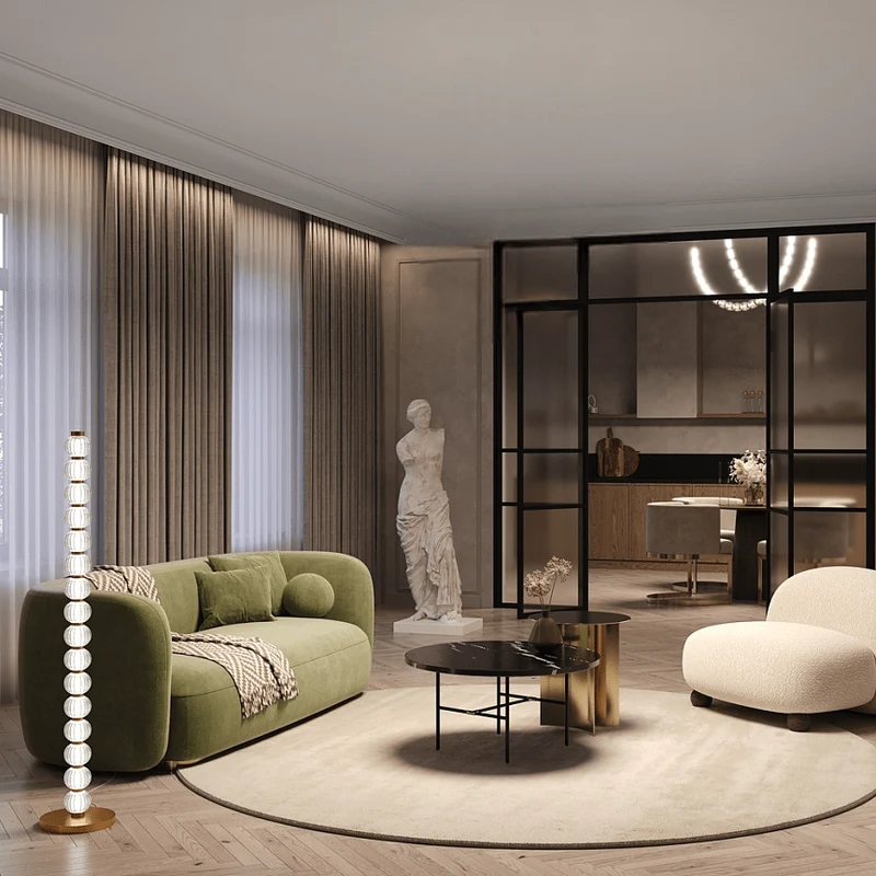 Luminaire Suspendu Moderne Verre Salon
