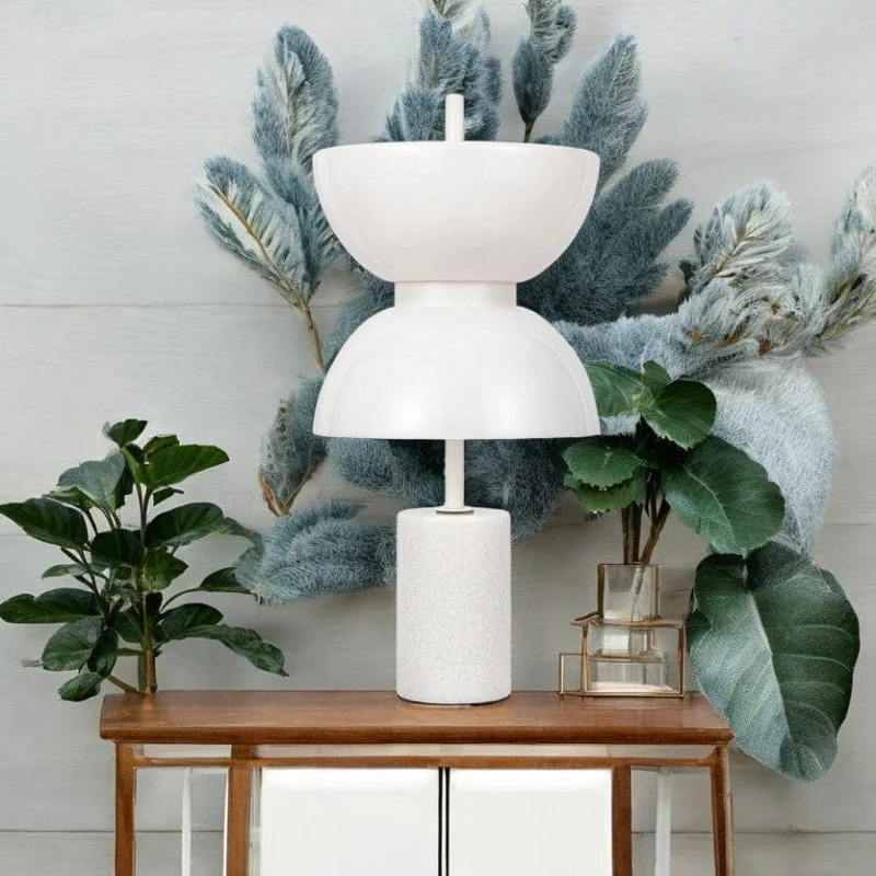 Lampe Chevet Pierre Marbre Chambre