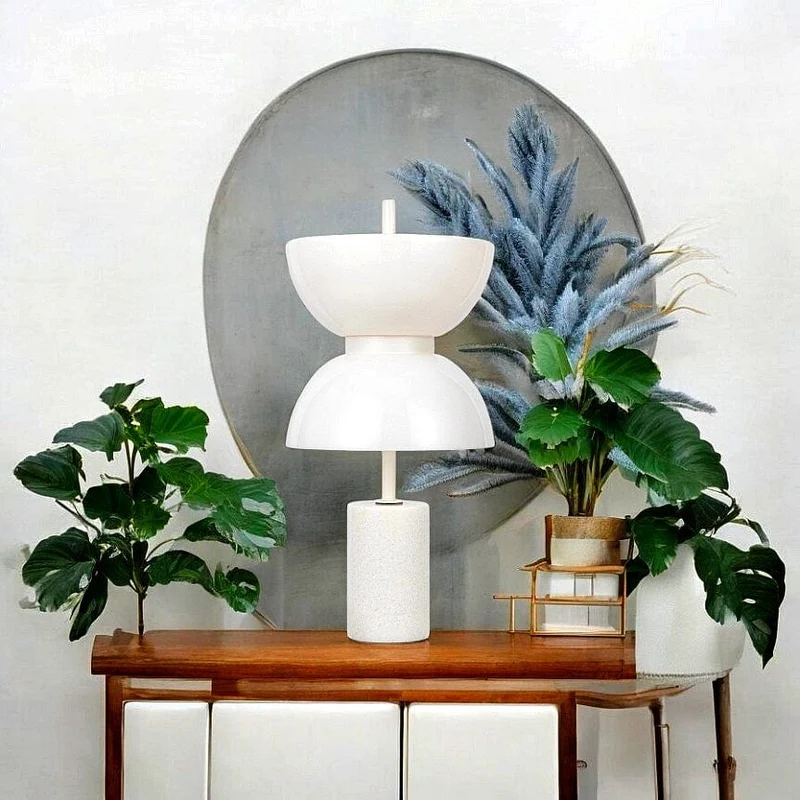 Lampe Chevet Pierre Marbre Chambre