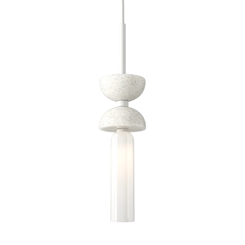 Luminaire suspension marbre gris Chambre
