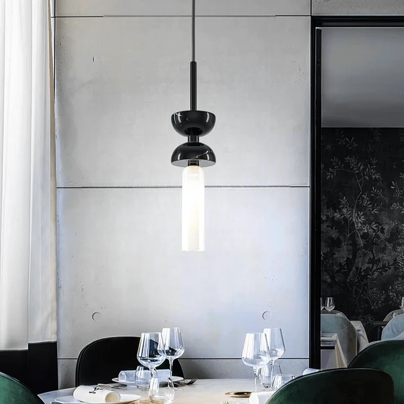 Luminaire suspension marbre gris Chambre