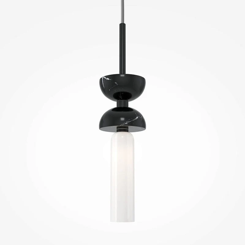 Luminaire suspension marbre gris Chambre