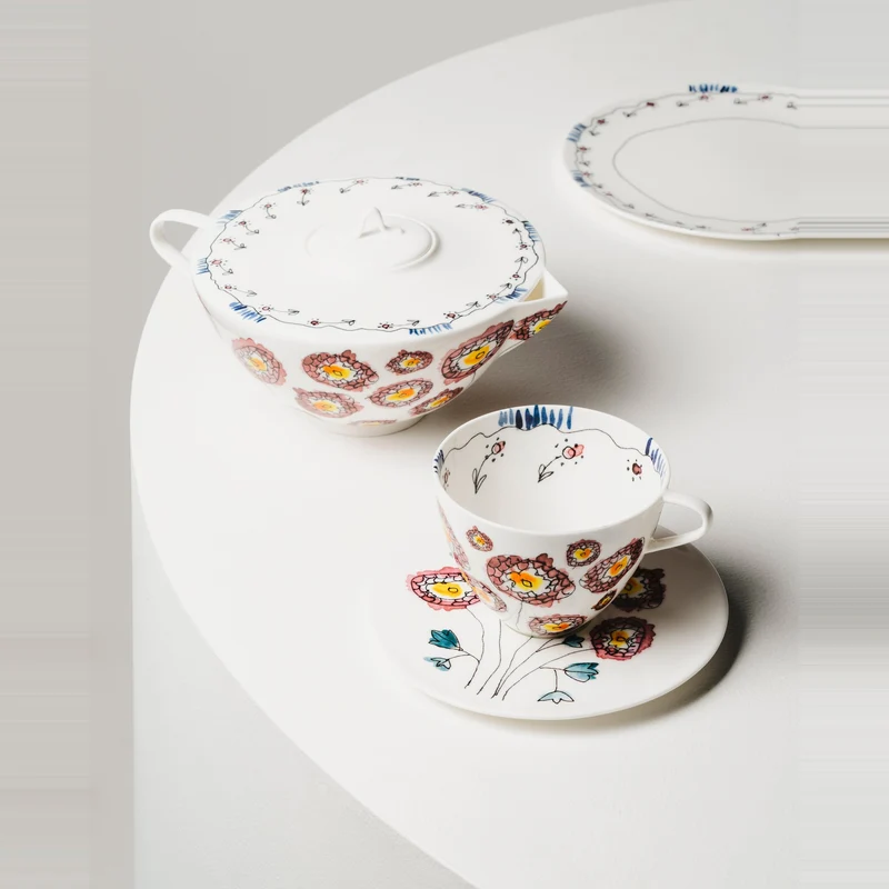 Serax Midnight Flowers Tea Pot