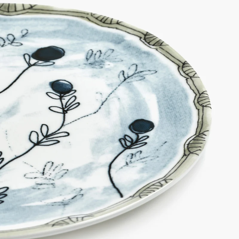 Serax Midnight Flowers Starter Plate