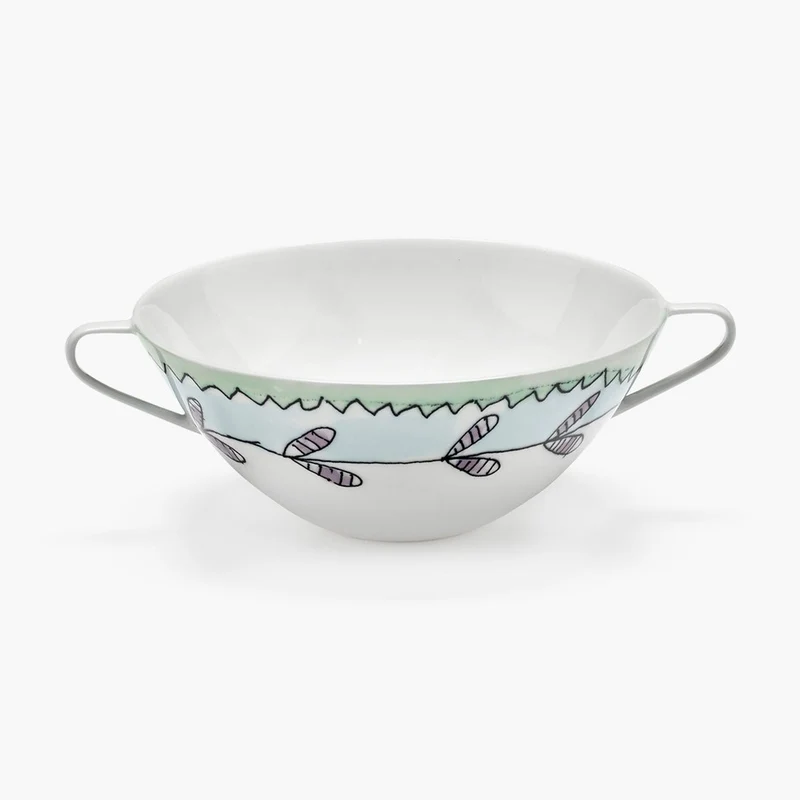 Serax Midnight Flowers Soup Bowl