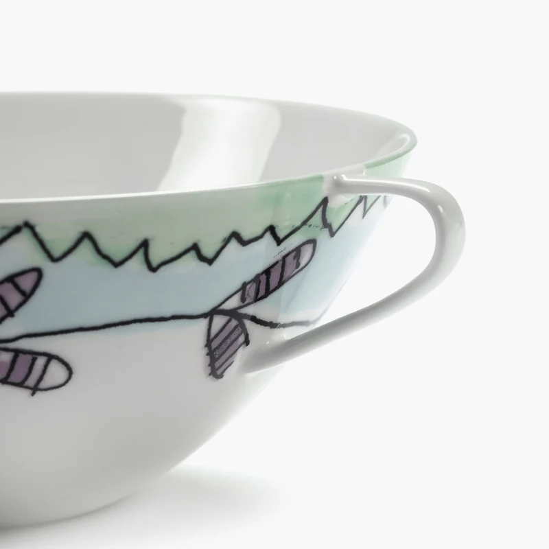 Serax Midnight Flowers Soup Bowl