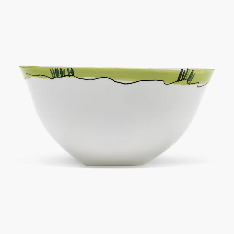 Serax Midnight Flowers Serving Bowl