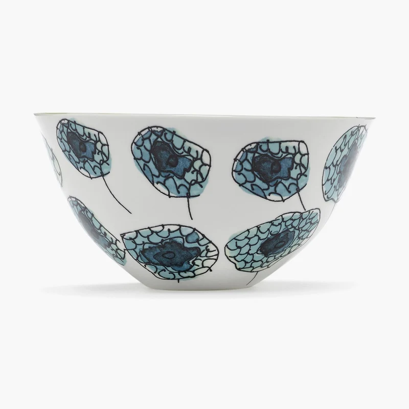 Serax Midnight Flowers Serving Bowl