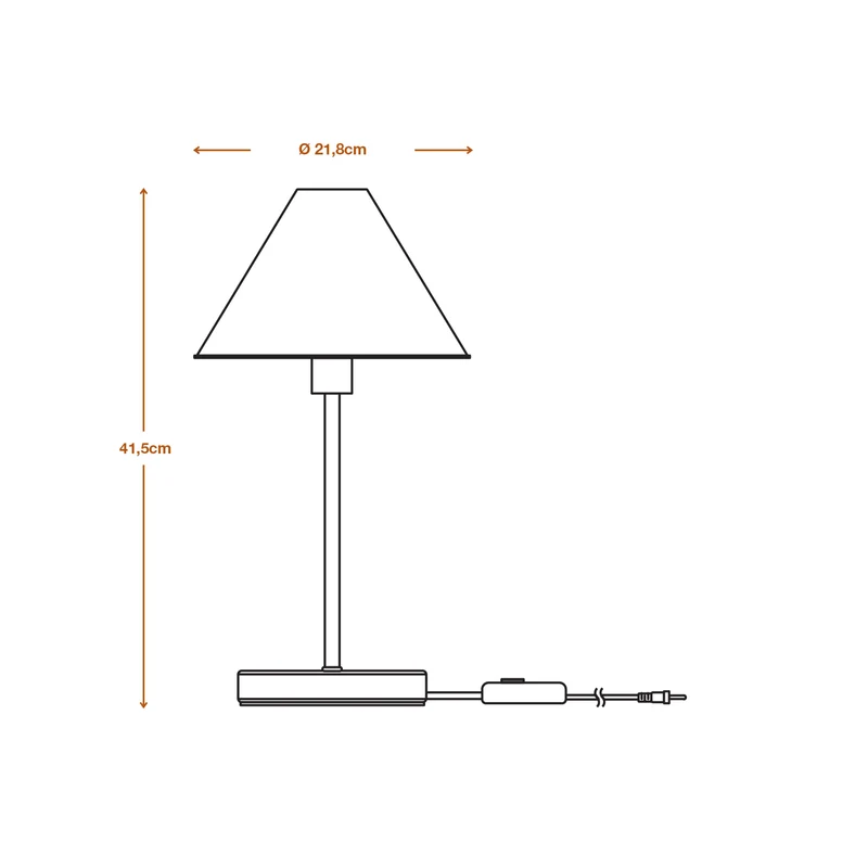 LEDVANCE DECOR Lampe de table Decor Pulp blanc, E14, dimmable