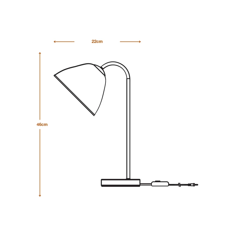 LEDVANCE DECOR Lampe de table Decor Camel Bell blanche, E14, dimmable