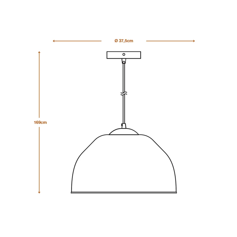 LEDVANCE DECOR Suspension décorative Decor Camel Bell blanc, E27, 375 mm